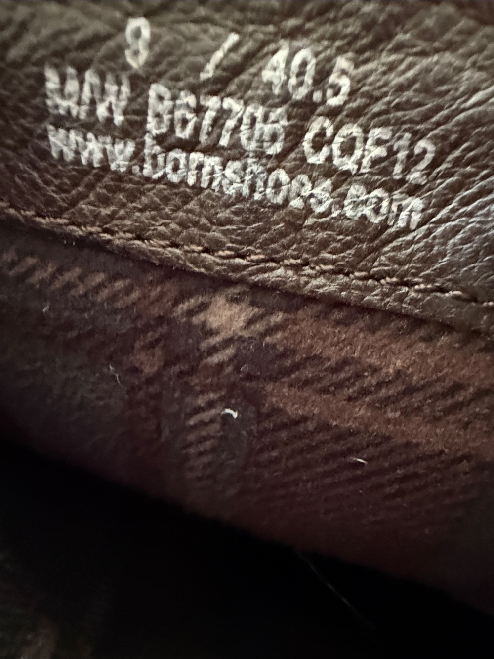 Born Cognac Leather Knee-High Heeled Boots with Buckle - Picture 7 of 9